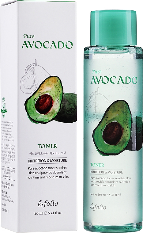 Reines Gesichtswasser mit Avocadoextrakt - Esfolio Pure Avocado Toner — Bild N1