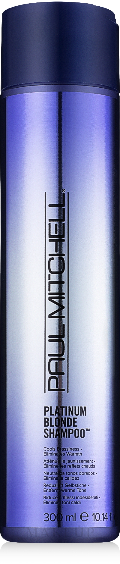 Farbneutralisierendes Shampoo für blondes, graues oder weißes Haar - Paul Mitchell Blonde Platinum Blonde Shampoo — Bild 300 ml