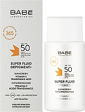 Sonnenschutzfluid SPF 50 - Babe Laboratorios Sun Protection Super Fluid Depigment+ SPF50  — Bild N2