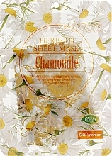 Tuchmaske für das Gesicht mit Kamillenextrakt - NOHJ Herbs Fit Gold Rose Chamomile — Bild N2