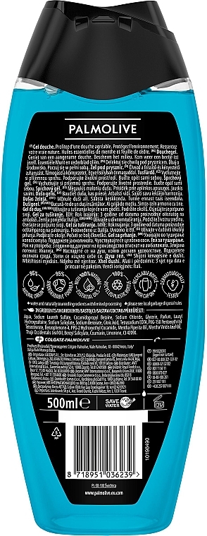 3in1 Duschgel für Körper, Gesicht und Haar - Palmolive Sport Naturals Mint And Cedar Oils — Bild N5