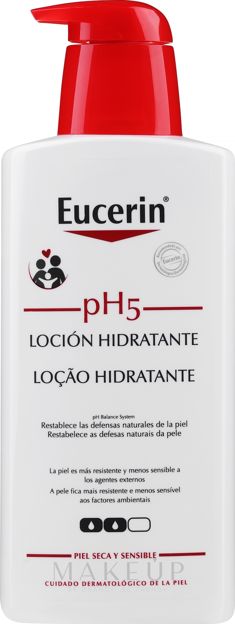 Feuchtigkeitsspendende Körperlotion für empfindliche Haut - Eucerin pH5 Body Lotion — Bild 400 ml