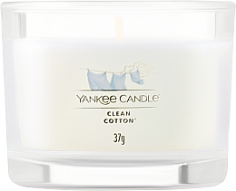 Mini-Duftkerze im Glas - Yankee Clean Cotton Candle — Bild N1