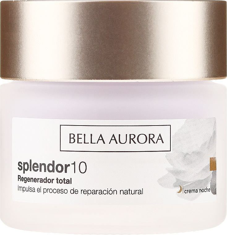 Regenerierende und straffende Anti-Falten Nachtcreme für das Gesicht - Bella Aurora Splendor 10 Total Regeneration Night Cream — Bild N2