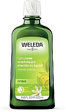 Düfte, Parfümerie und Kosmetik Erfrischende Bademilch mit fruchtigem Duft - Weleda Citrus Refreshing Bath Milk