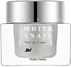 Aufhellende Anti-Aging Gesichtscreme mit Schneckenschleimextrakt - Holika Holika Prime Youth White Snail Tone Up Cream — Bild N1