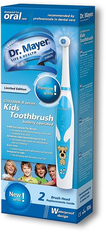 Elektrische Kinderzahnbürste GTS1000K blau - Dr. Mayer Kids Toothbrush — Bild N2