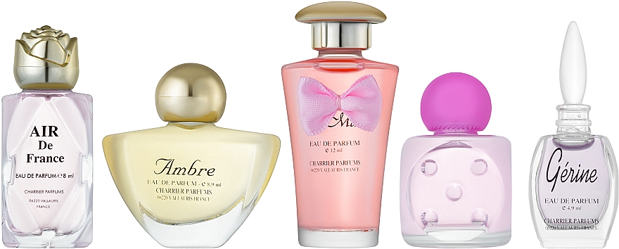Charrier Parfums Parfums De France - Duftset (Eau de Parfum 5.2ml + Eau de Parfum 5.2ml + Eau de Parfum 5.2ml + Eau de Parfum 8ml + Eau de Parfum 4.9ml) — Bild N2