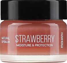 Düfte, Parfümerie und Kosmetik Feuchtigkeitsspendender und schützender Lippenbalsam mit Erdbeergeschmack - Mohani Strawberry Moisturizing And Protecting Lip Balm