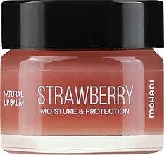 Feuchtigkeitsspendender und schützender Lippenbalsam mit Erdbeergeschmack - Mohani Strawberry Moisturizing And Protecting Lip Balm — Bild N1