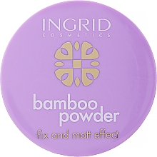 Düfte, Parfümerie und Kosmetik Transparenter loser Fixierpuder - Ingrid Cosmetics Professional Bamboo Powder