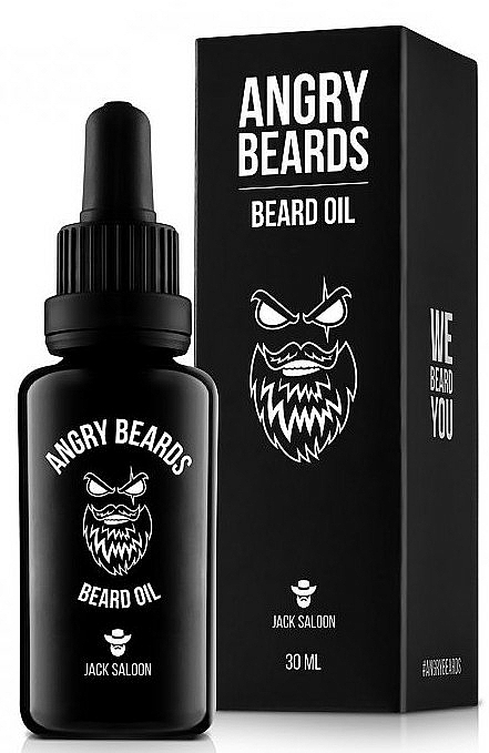 Pflegendes Bartöl - Angry Beards Jack Saloon Beard Oil — Bild N1