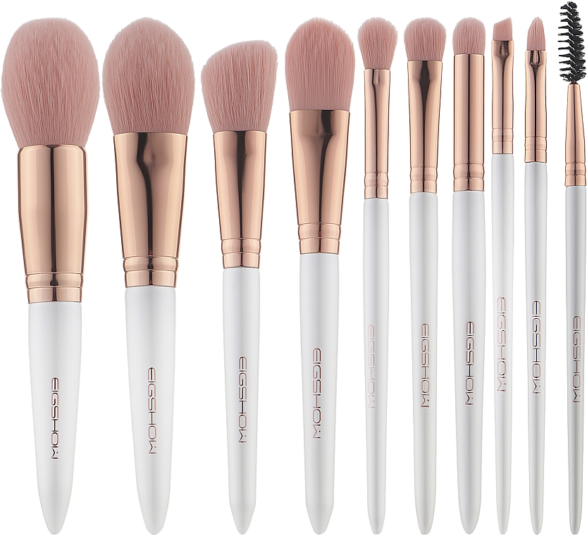 Make-Up Pinsel-Set 10 St. - Eigshow Beauty Rose Gold Brush Kit — Bild N1