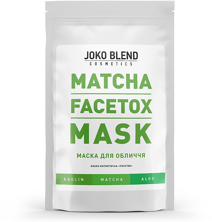 Gesichtsmaske mit Grüntee-Extrakt - Joko Blend Matcha Facetox Mask — Bild N3