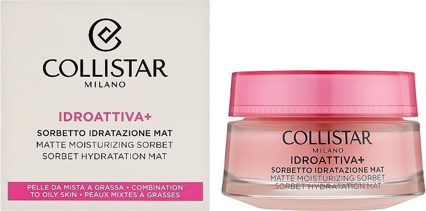 Mattierendes Creme-Sorbet für gemischte und fettige Haut  - Collistar Idroattiva+ Matte Moisturising Sorbet — Bild N2