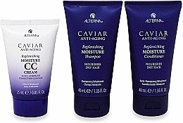 Set - Alterna Caviar Anti-Aging Replenishing Moisture Trial Kit (mini/h/cr/25ml + mini/sh/40ml + mini/cond/40ml) — Bild N3