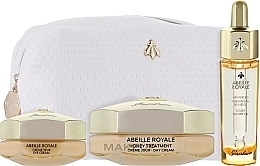 Pflegeset für Männer - Guerlain Abeille Royale Day Cream Age-Defying Set (cr/50ml + eye/cr/15ml + oil/15ml + bag/1pc) — Bild N2