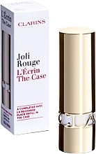 Lippenstiftetui golden - Clarins Joli Rouge The Case Gold — Bild N2