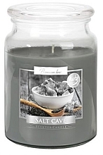 Premium-Duftkerze im Glas Salzgrotte - Bispol Premium Line Scented Candle Salt Cave  — Bild N1