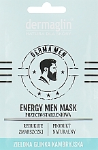 Dermaglin Energy Men Mask  - GESCHENK! Verjüngende Gesichtsmaske für Männer — Bild N1