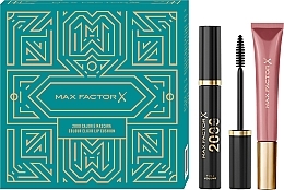 Düfte, Parfümerie und Kosmetik Make-up Set - Max Factor (Mascara 9ml + Lipgloss 9ml) 