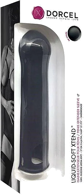 Penisextender - Marc Dorcel Liquid-Soft Xtend Black — Bild N1