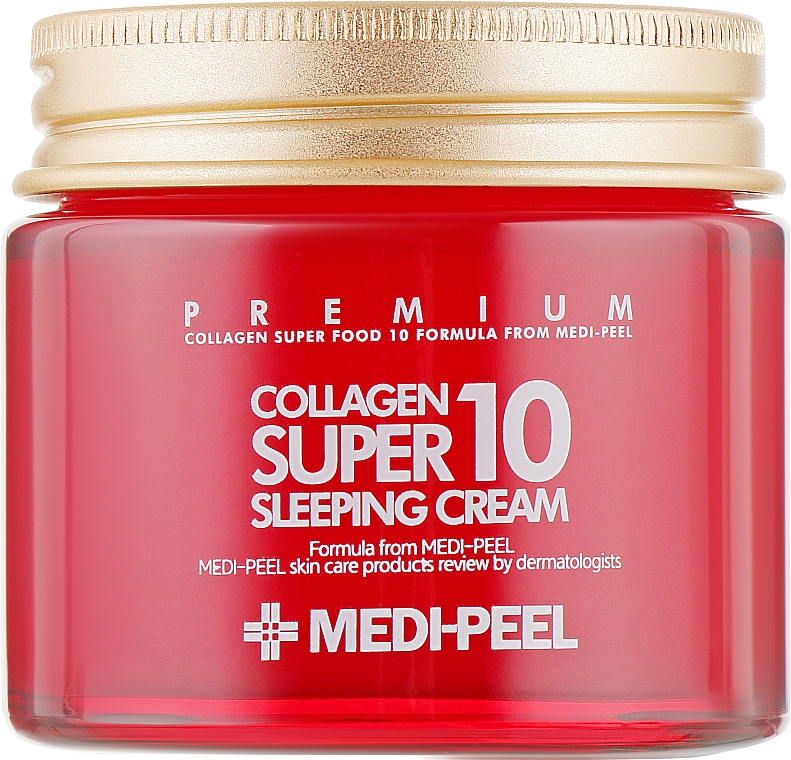 Verjüngende Nachtcreme mit Kollagen - Medi Peel Collagen Super10 Sleeping Cream — Bild N2