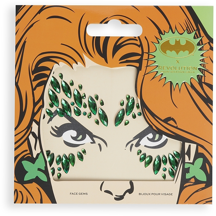 Strasssteine für Gesicht - Makeup Revolution x DC Poison Ivy Face Gems — Bild N2