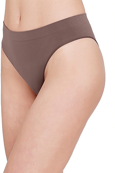 Nahtloser Tanga String Briefs Color deep taupe - Giulia — Bild N1