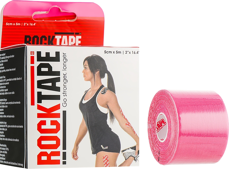 Kinesio-Band Pink - RockTape Kinesio Tape Standart — Bild N1