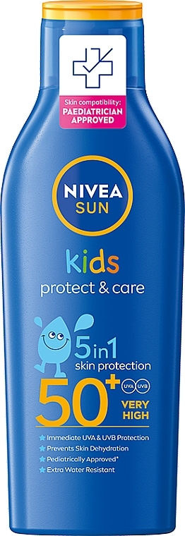 Sonnenschutzlotion - Nivea Sun Kids Protect & Care SPF 50 — Bild N1