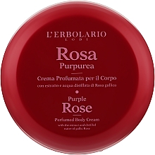 Duftende Körpercreme Lila Rose - L'Erbolario Purple Rose Perfumed Body Cream — Bild N1