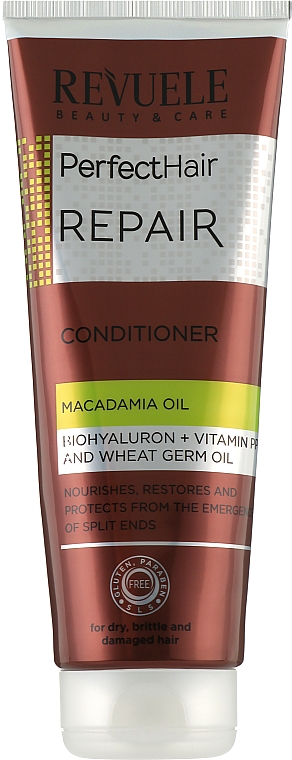 Conditioner für trockenes, sprödes und strapaziertes Haar mit Macadamiaöl - Revuele Perfect Hair Repair Conditioner — Bild N1