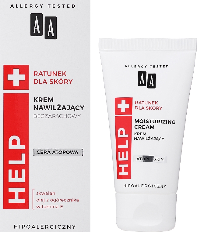 Feuchtigkeitscreme für atopische Haut - AA Help Moisturizing Cream — Foto N2