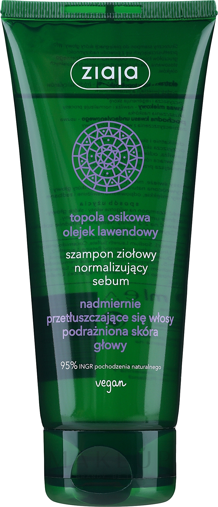 Kräutershampoo zur Normalisierung der Talgproduktion - Ziaja Shampoo — Bild 200 ml