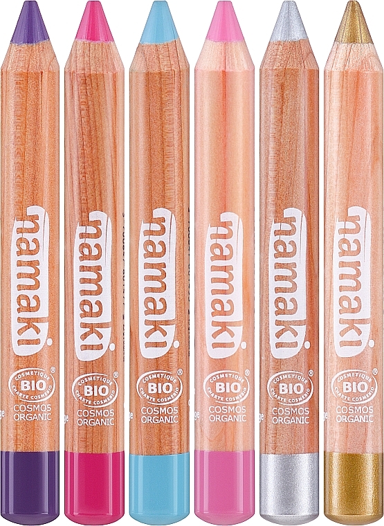 Schminkstift-Set - Namaki Magical Worlds Skin Colour Pencils Set (f/paint/6x2,1g) — Bild N2