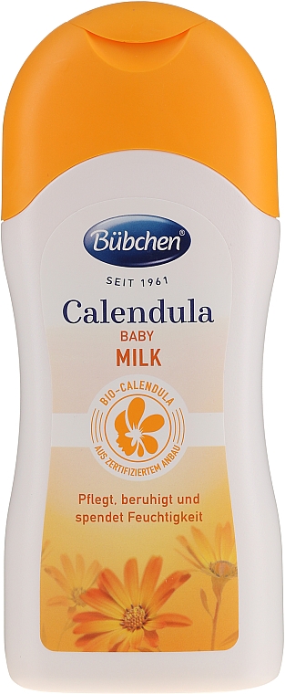 Körpermilch mit Bio Calendula für trockene Babyhaut - Bubchen Calendula Milk — Bild N1
