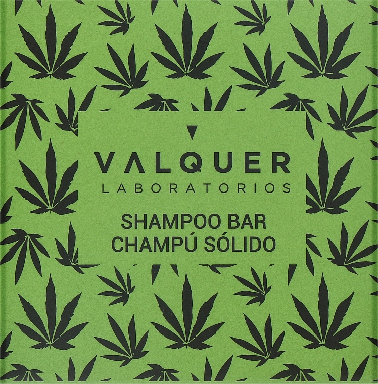 Festes Shampoo mit Hanföl - Valquer Shampoo Bar With Cannabis Extract & Hemp Oil — Bild N1