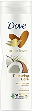 Düfte, Parfümerie und Kosmetik Pflegende und feuchtigkeitsspendende Körperlotion mit Kokosöl und Mandelmilch - Dove Nourishing Secrets Restoring Ritual Body Lotion