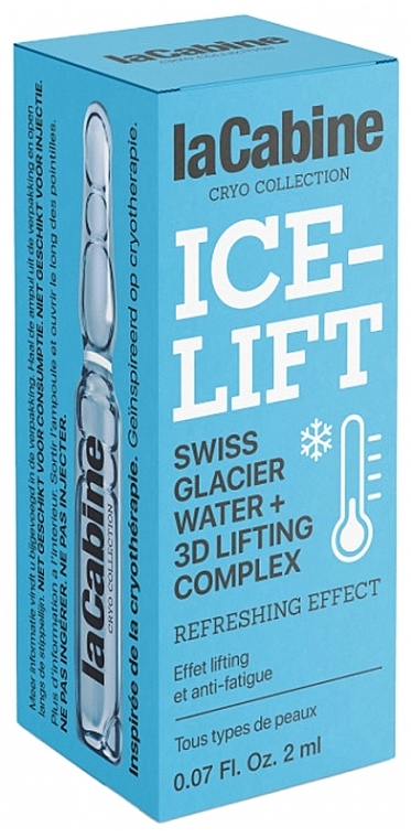 Kühlende Gesichtsampullen mit Lifting-Effekt - La Cabine Ice-lift Ampoules — Bild N1