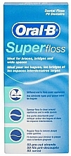 Düfte, Parfümerie und Kosmetik Kieferorthopädische Zahnseide zur Reinigung von Zahnspangen, Brücken und größeren Zahnzwischenräumen - Oral-B Super Floss