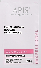 Düfte, Parfümerie und Kosmetik Anti-Couperose Algenmaske mit Hagebuttenextrakt und Vitamin C - APIS Professional Algae Mask