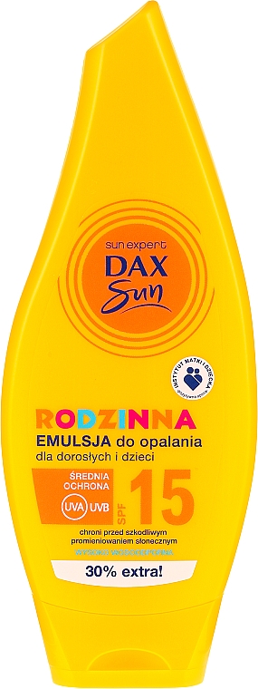 Sonnenschutzemulsion für Erwachsene und Kinder SPF 15 - DAX Sun Body SPF 15 — Bild N1