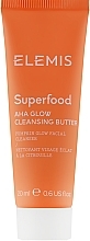 Düfte, Parfümerie und Kosmetik Ölreiniger für strahlende Haut - Elemis Superfood AHA Glow Cleansing Butter (Mini) 