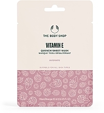 Düfte, Parfümerie und Kosmetik Tuchmaske für das Gesicht mit Vitamin E - The Body Shop Vitamin E Quench Sheet Mask