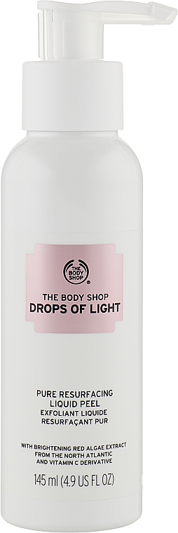 Aufhellendes flüssiges Gesichtspeeling mit Rotalgenextrakt - The Body Shop Drops of Light Pure Resurfacing Liquid Peel — Bild N3