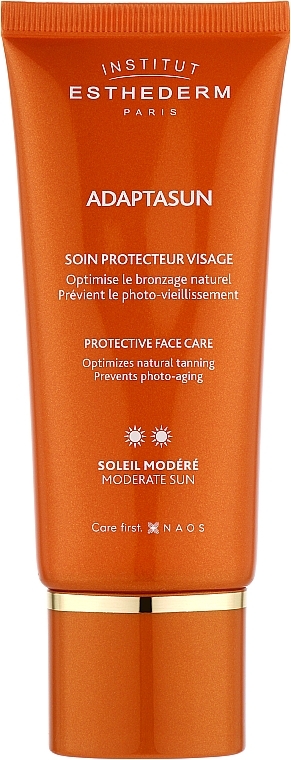 Gesichtscreme mit Sonnenschutz SPF 15 - Esthederm Adaptasun "Normal" — Bild N1