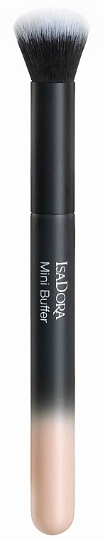 Make-up Pinsel schwarz-beige - IsaDora Mini Buffer Brush — Bild N1