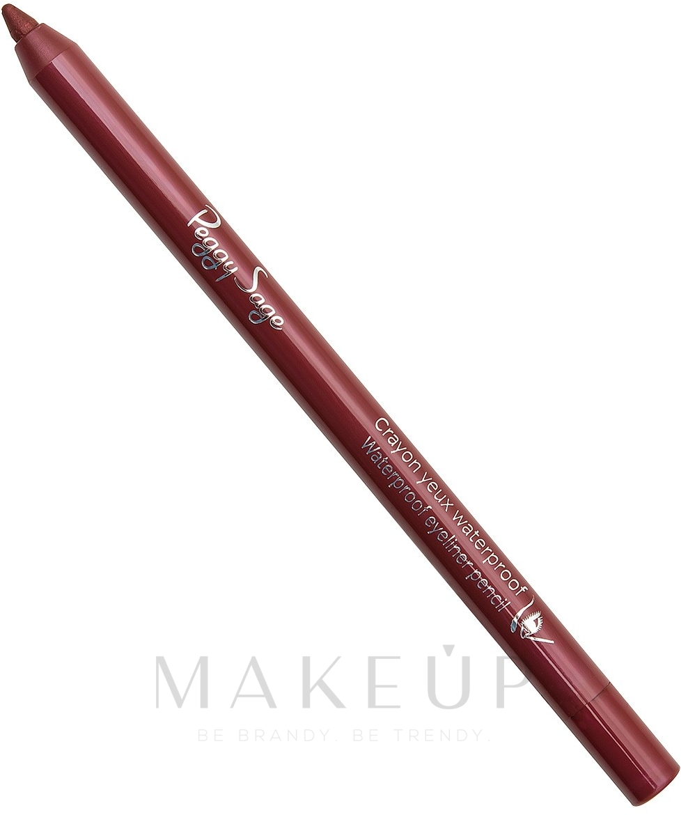 Wasserfester Eyeliner-Stift - Peggy Sage Waterproof Eyeliner Pencil — Bild Bordeaux