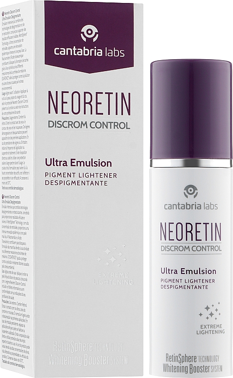 Aufhellende Emulsion für alle Hauttypen - Cantabria Labs Neoretin Discrom Control Ultra Emulsio  — Bild N2